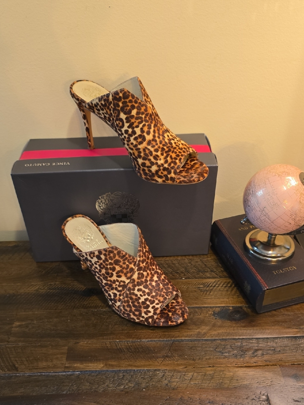 Vince Camuto Coraline Wild Leopard Print Heels